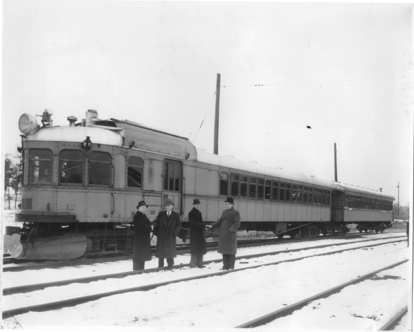 Early Luce Line passenger