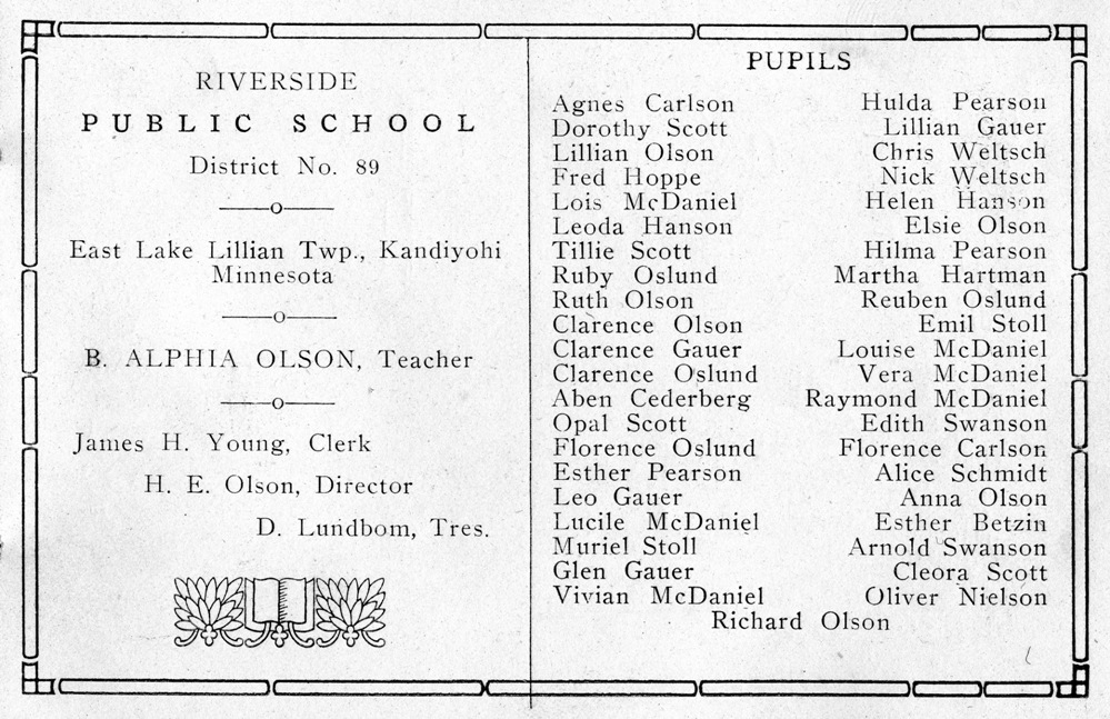 1912 students